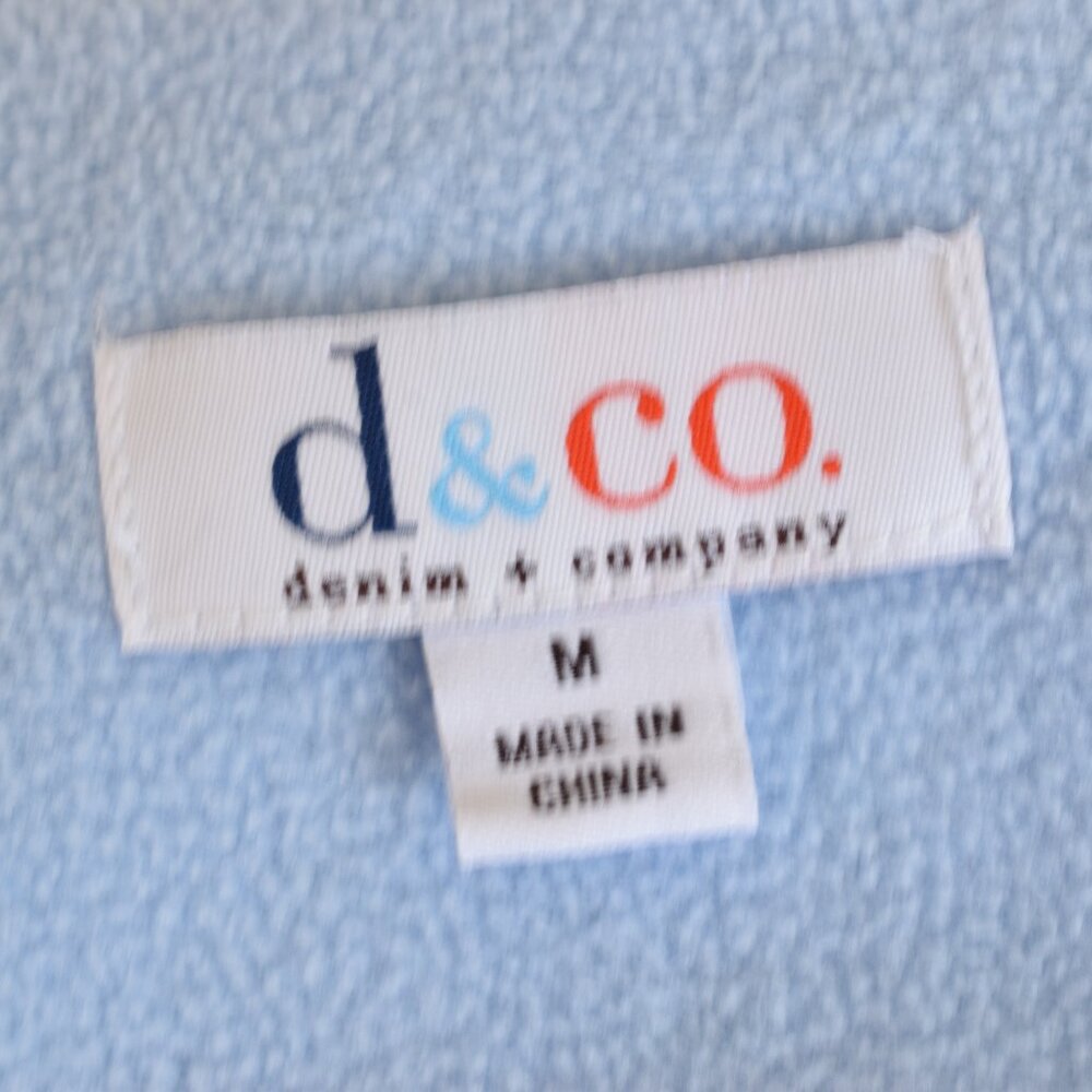 d & Co. Long Sleeve Double Flannel Shacket size M - Picture 9 of 11